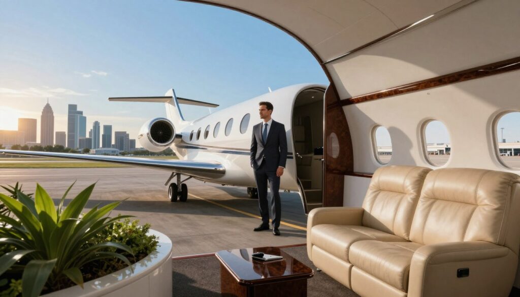 luxury private flights dallas