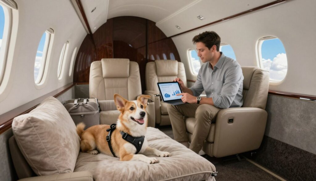 pet-friendly private jet charter cost analysis