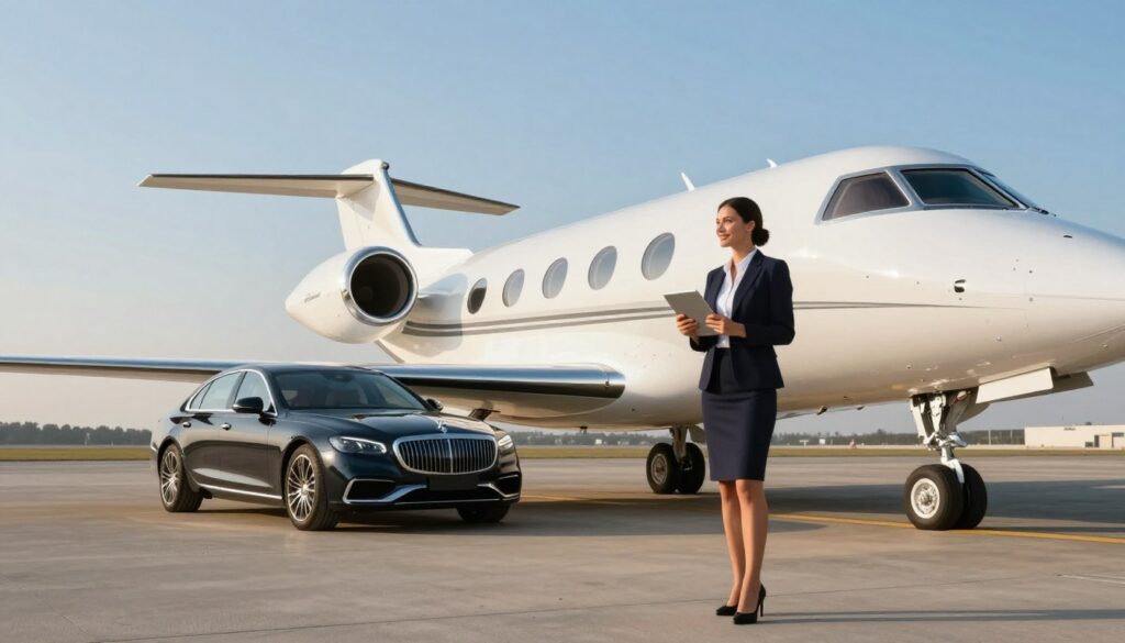 private aircraft for events selection