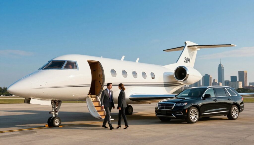 private flights in charlotte