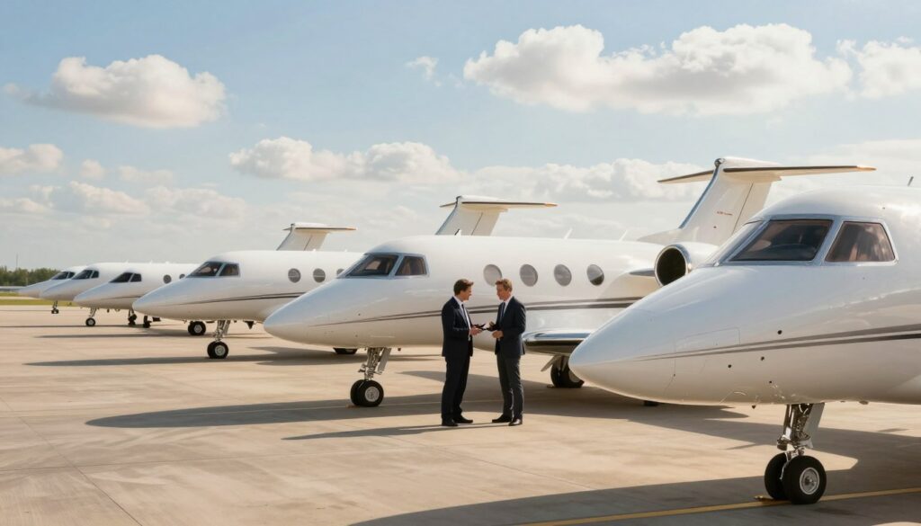 private jet rentals selection