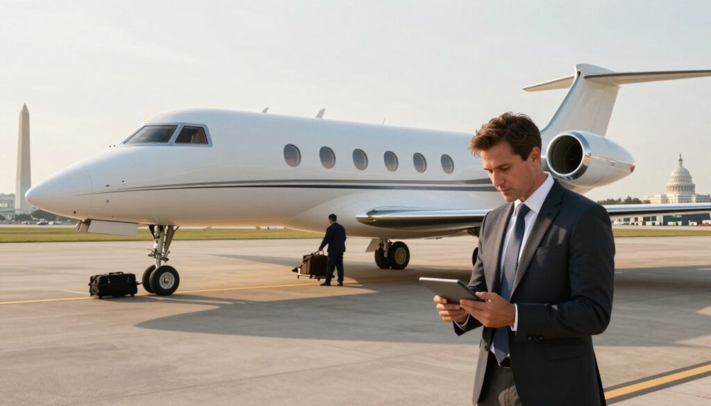 Booking your Washington DC private jet charter