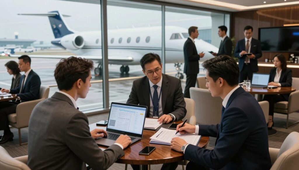 Brokers and operators in private aviation