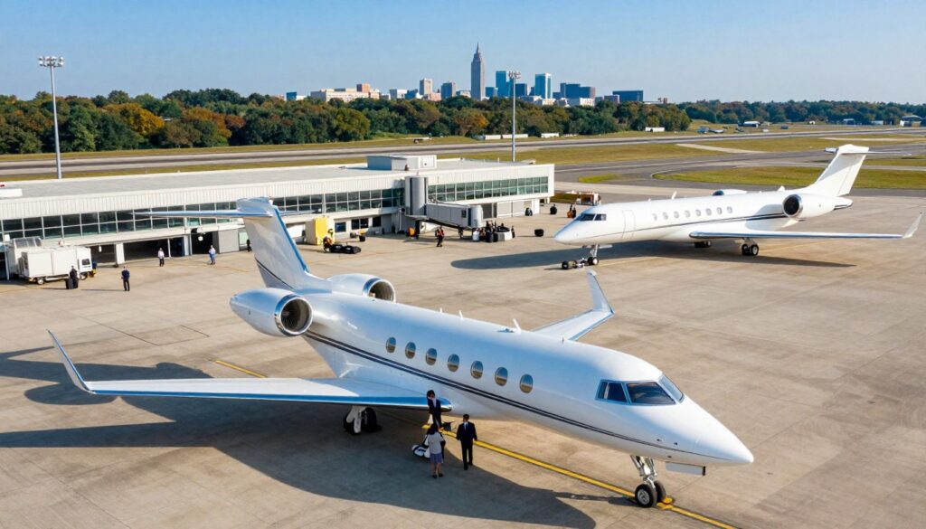 Major airports serving Washington DC for private jet travel