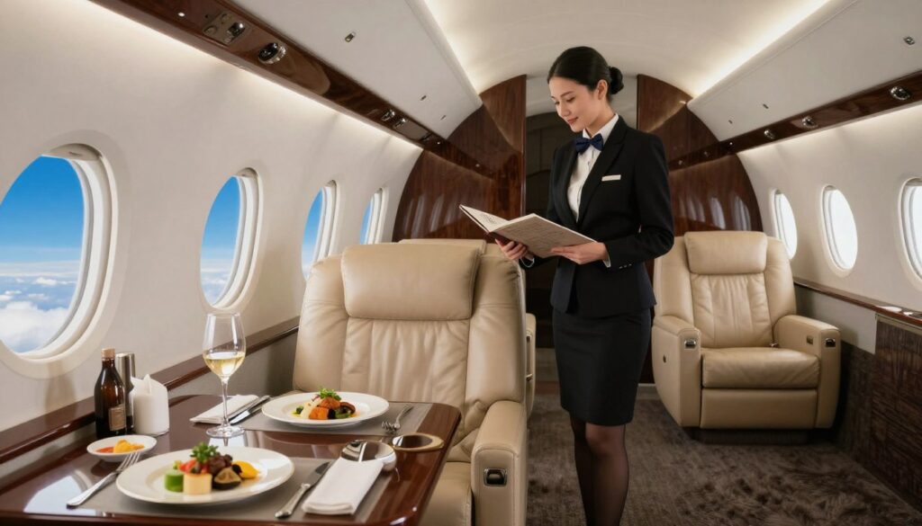 Optional Services and Enhancements in Private Jet Charter