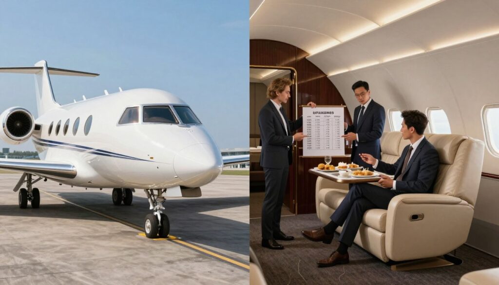 Private Jet vs First Class Cost Comparison Private Jet vs First Class Cost Comparison