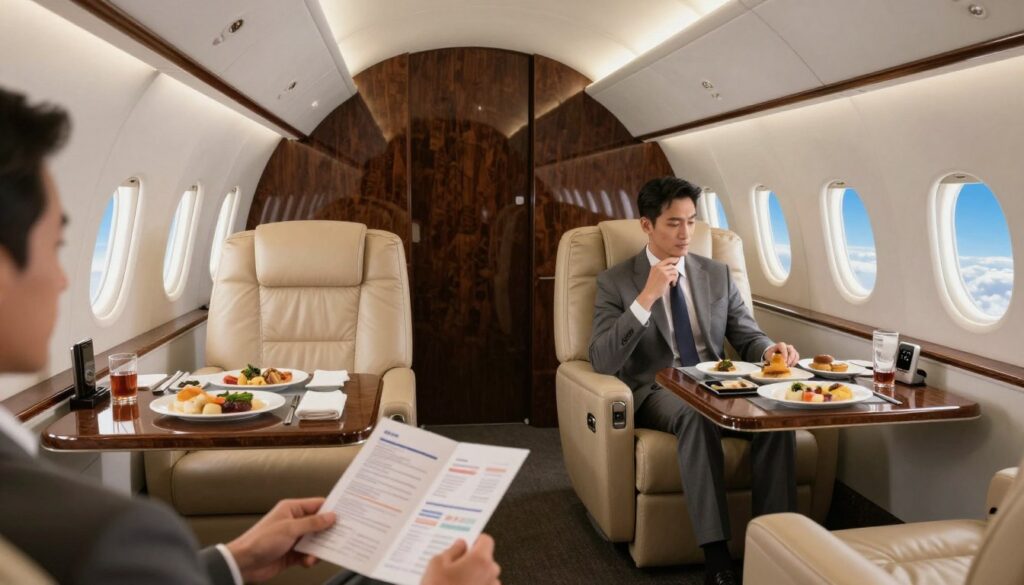 Private Jet vs First Class Experience Private Jet vs First Class Experience