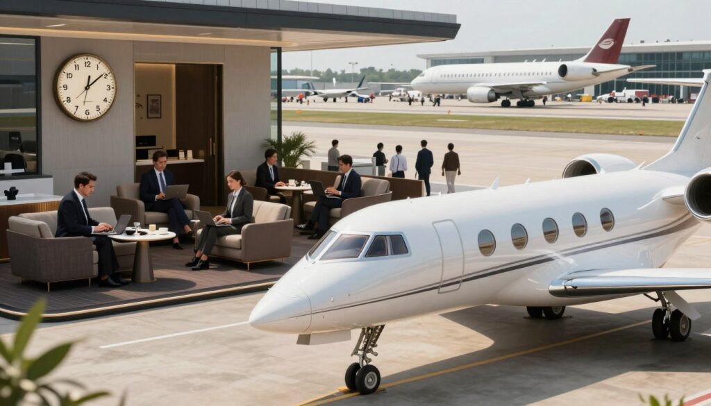 Private Jet vs First Class Time Efficiency Private Jet vs First Class Time Efficiency