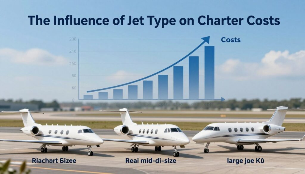 The Influence of Jet Type on Charter Costs