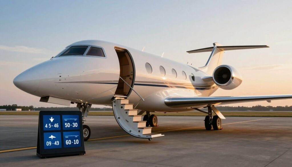 private jet charter for 4 passengers price
