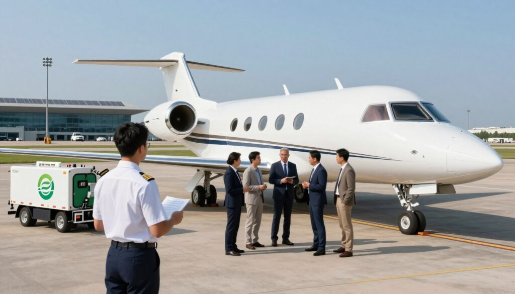 private jet charter safety and sustainability