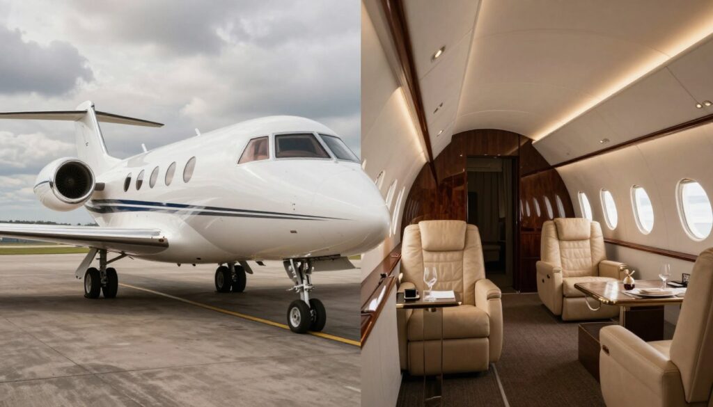 private jet vs first class cost comparison