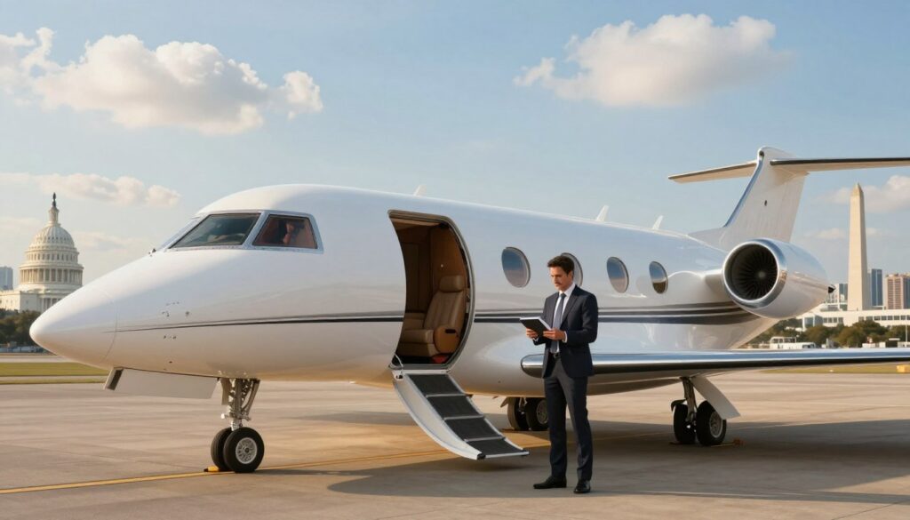washington dc private jet