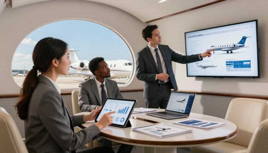 Main Roles in Private Jet Charter Sales Main Roles in Private Jet Charter Sales