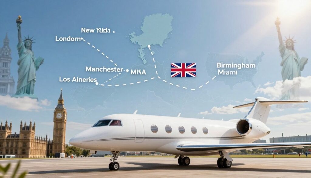Popular empty leg flight routes for US travelers