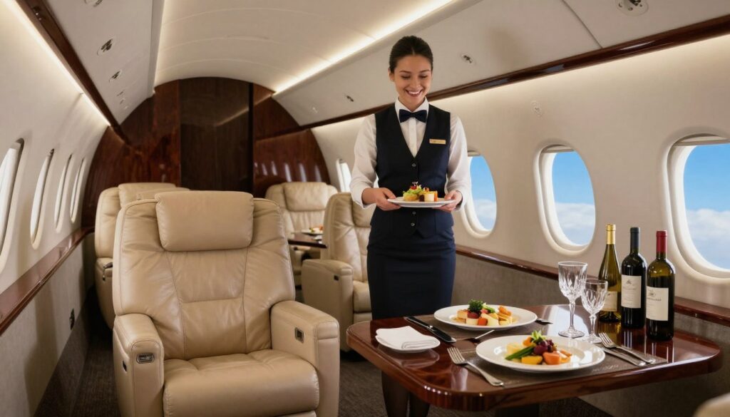 Luxury In-Flight Amenities