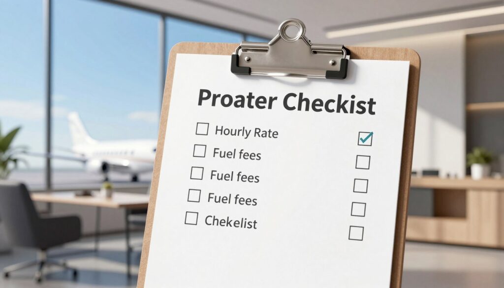 charter quote comparison checklist