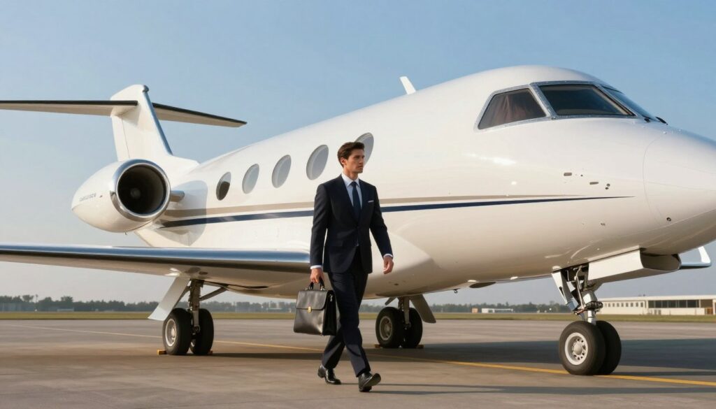 private air travel for business and leisure