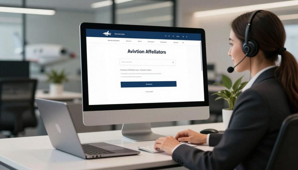 private aviation affiliate login support