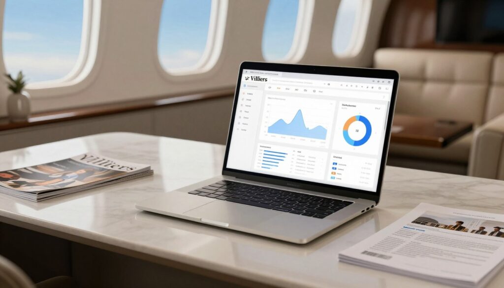 private jet affiliate dashboard tools