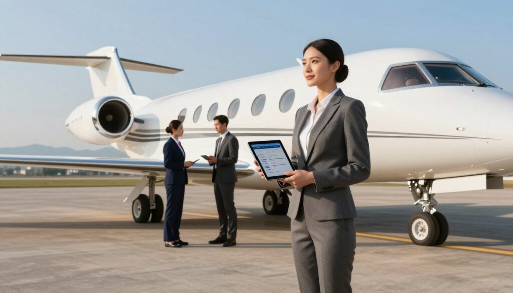 private jet charter booking service