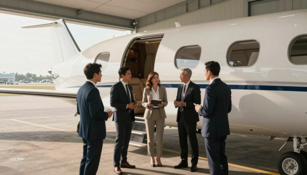private jet travel for executives and groups