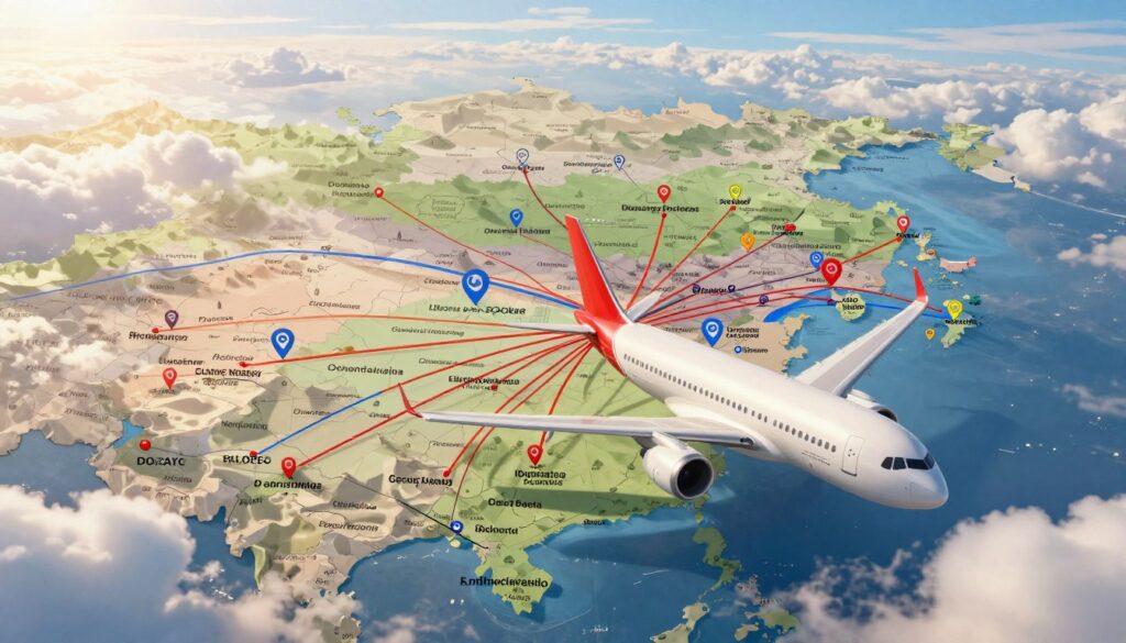 regional airport routes and destinations