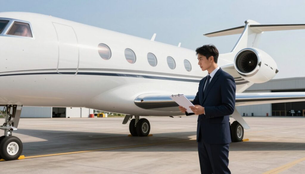 Private aviation operator and aircraft safety checks