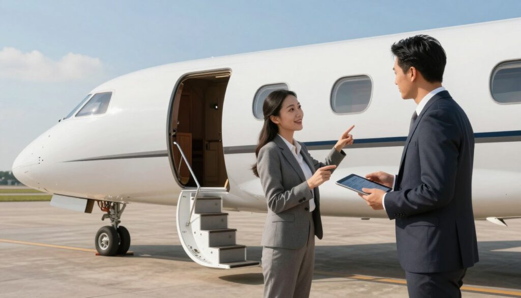 Private jet travel choice