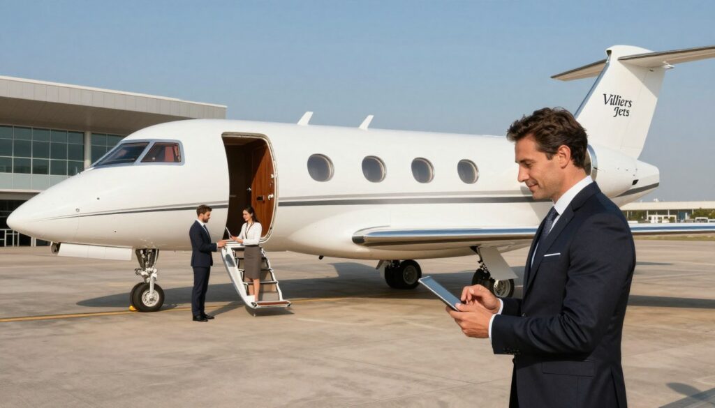 Villiers Jets private charter access
