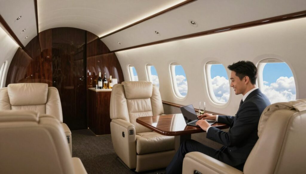 Villiers private jet about