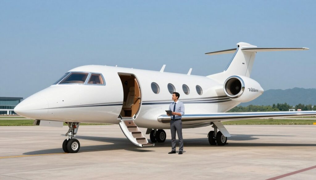 Villiers private jet about