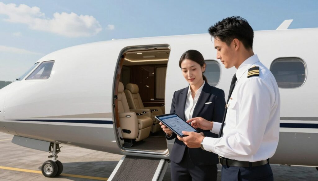 personalized private jet charter support