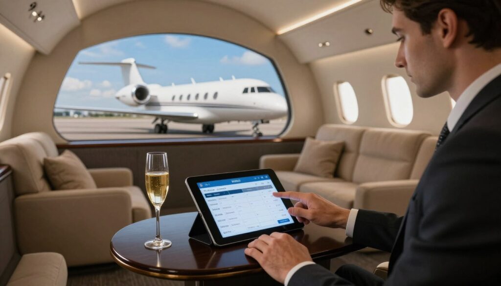 private aviation booking experience