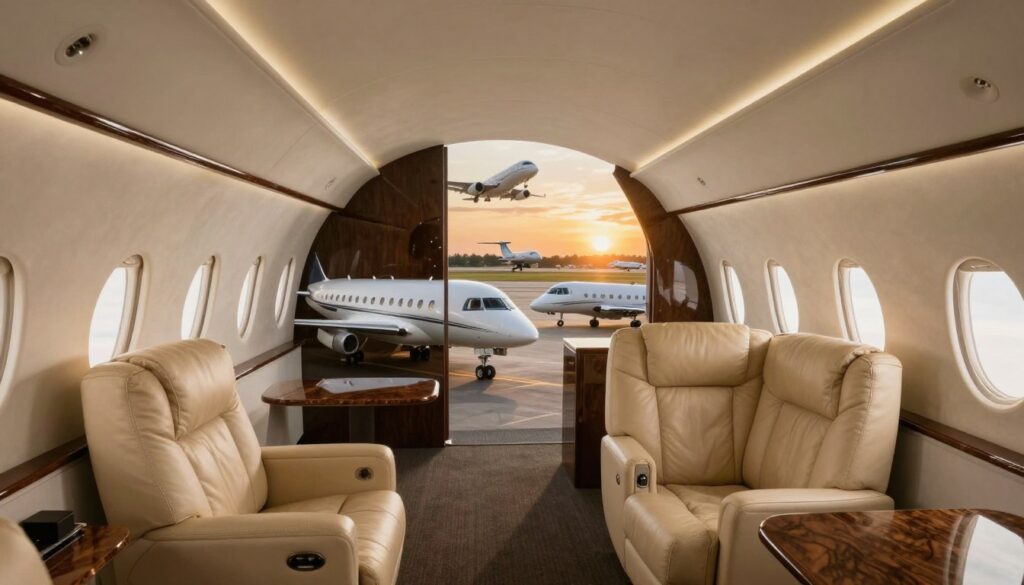 private jet aircraft options and global travel access