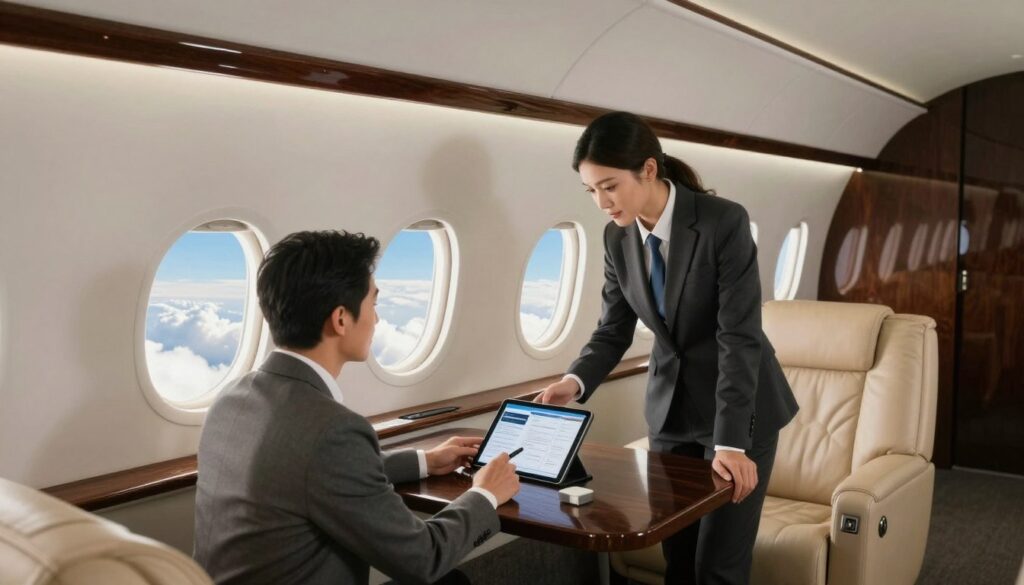 private jet booking with direct assistance