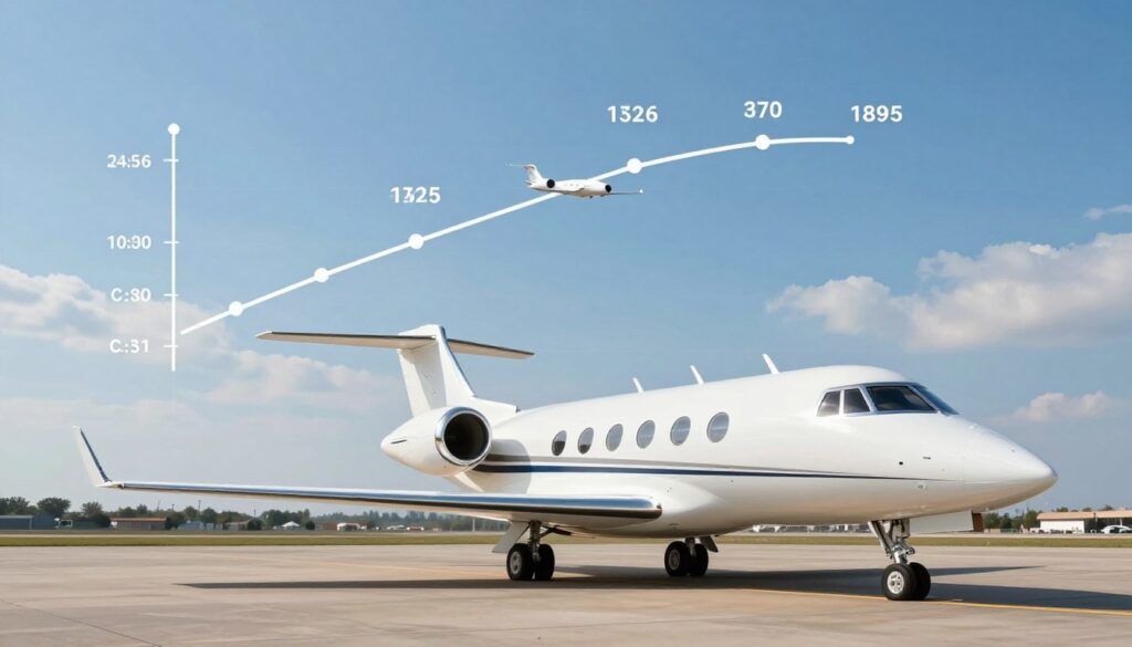 private jet charter cost by aircraft range