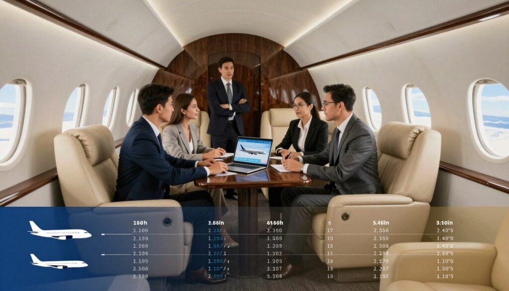 private jet charter pricing and aircraft comparison