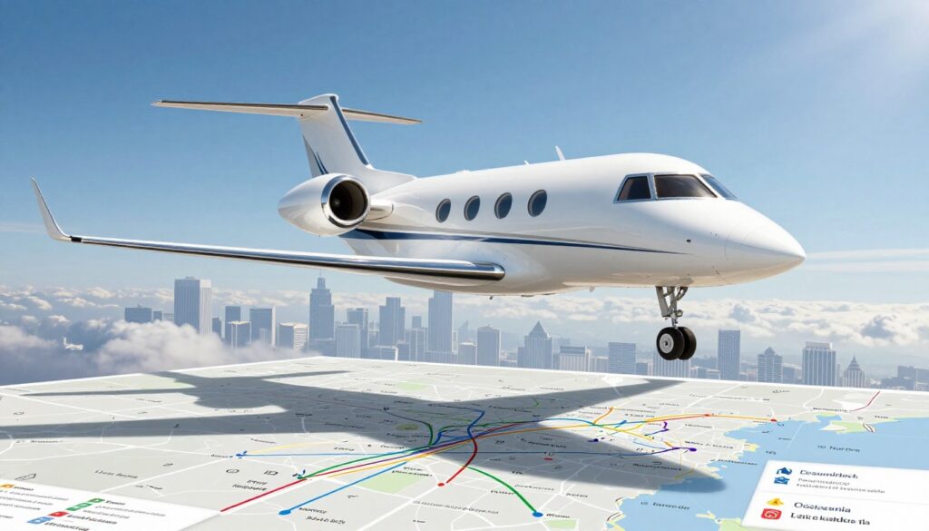 private jet charter route cost examples
