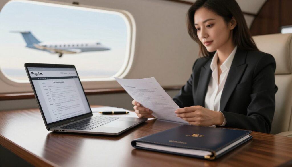 private jet quote request
